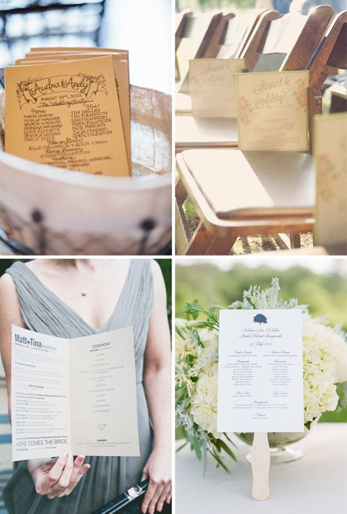 Misales y programas de ceremonias para bodas Misales y programas de ceremonias para bodas
