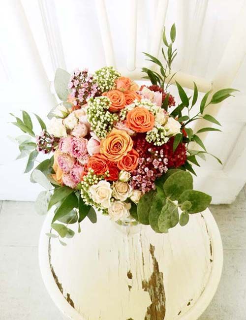 Ramo de novia y prendido de novio de Elisabeth Blumen Ramo de novia y prendido de novio de Elisabeth Blumen