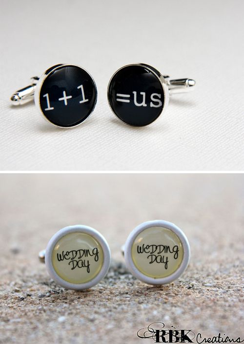 Gemelos personalizados para novios Gemelos personalizados para novios