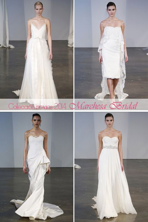Marchesa Bridal, vestidos de novia colección SS 2014 Marchesa Bridal, vestidos de novia colección SS 2014