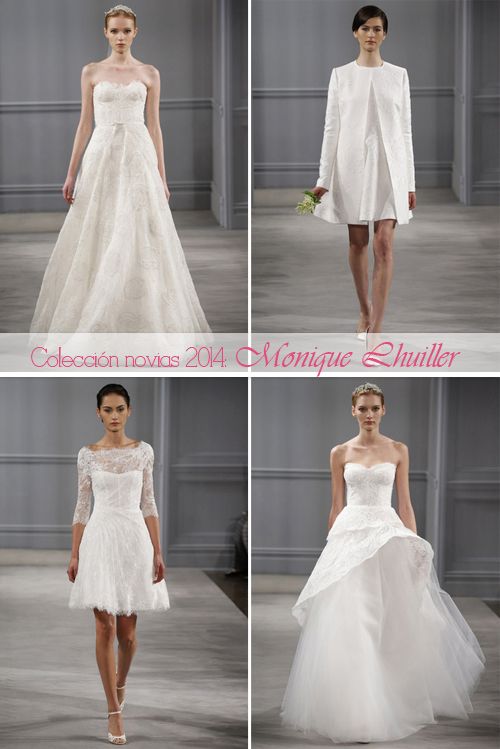Monique Lhuillier, vestidos de novia colección SS 2014 Monique Lhuillier, vestidos de novia colección SS 2014