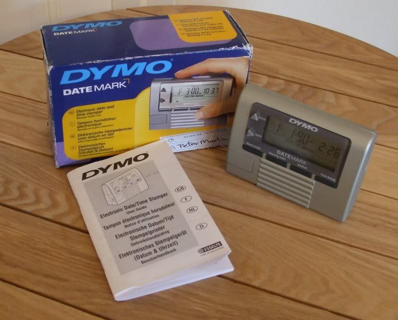 Dymo Datemark Electronic Date & Time Stamper 18340 eBay