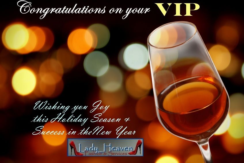 Congratulations on your VIP!