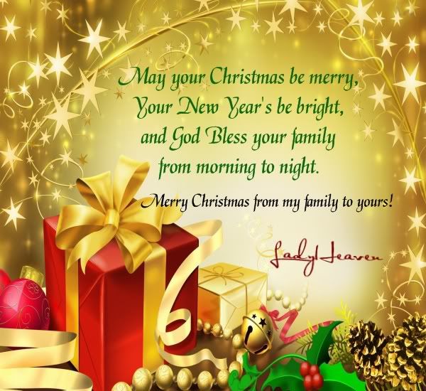 Wishing you a very Merry Christmas & Happy New Year