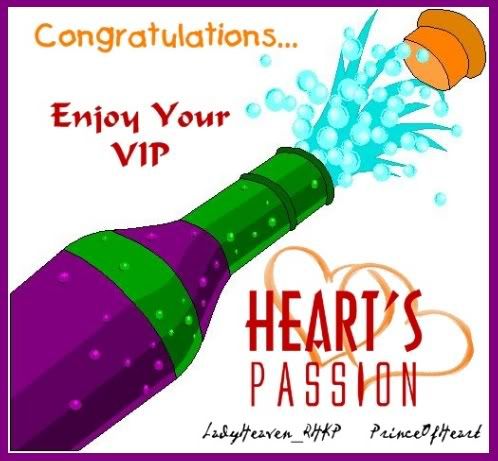Congratulations on your VIP! Have FUN & Enjoy!