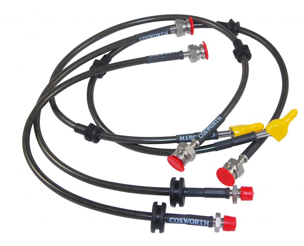 Cosworth Braided Brake Hose Set Focus RS Mk2 Cosworth Hoses