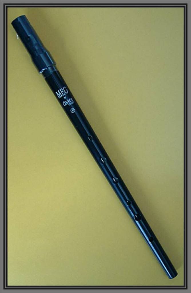Clarke - High D Black Meg Tin Penny Whistle