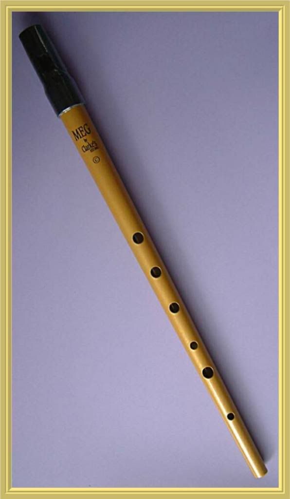 Clarke - High C Gold Meg Tin Penny Whistle