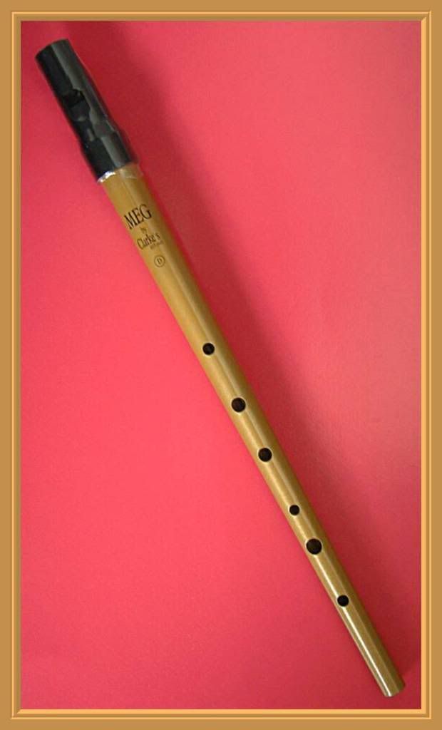 Clarke - High D Gold Meg Tin Penny Whistle