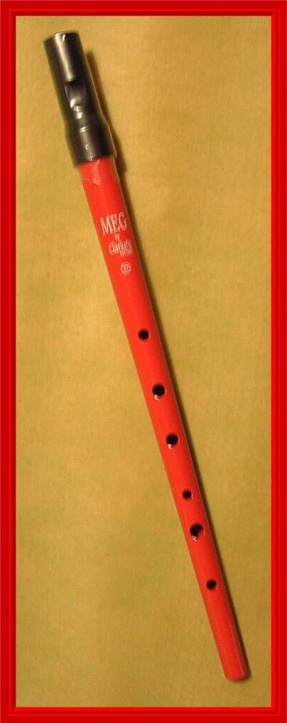 Clarke - High D Red Meg Tin Penny Whistle