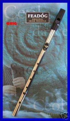 Feadóg - High D Nickel Irish Tin Penny PRO Whistle