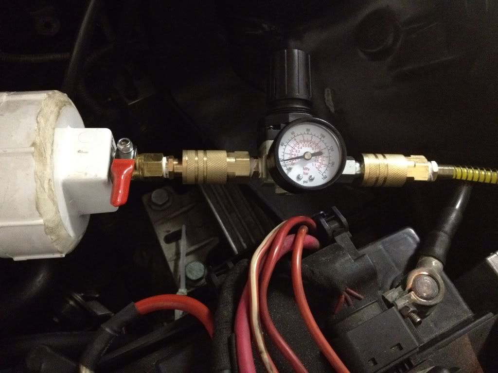 Easy DIY Boost leak tester for the 225 TT